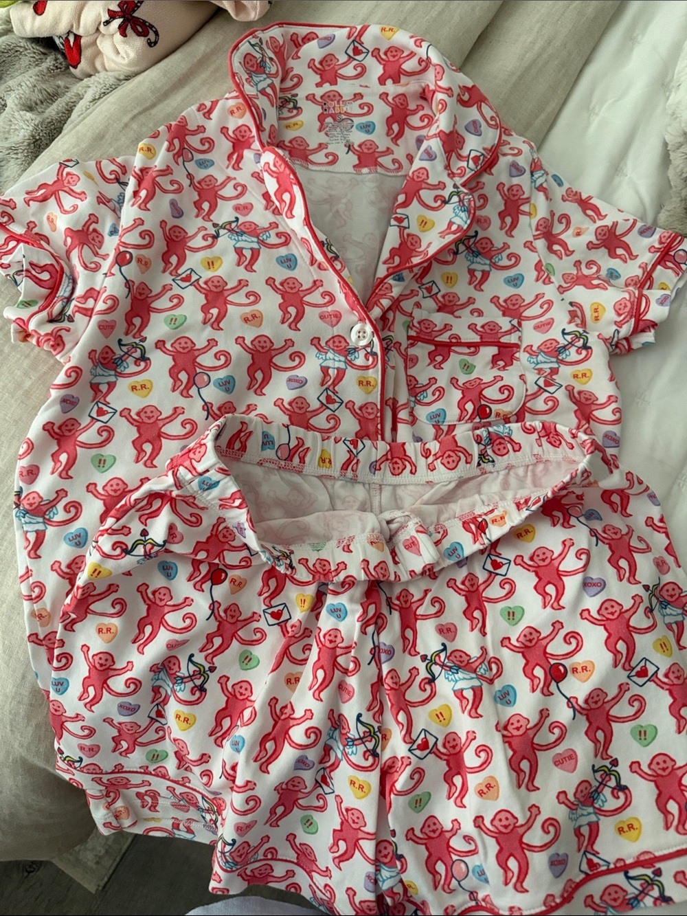 Roller Rabbit Valentines Set S / XS